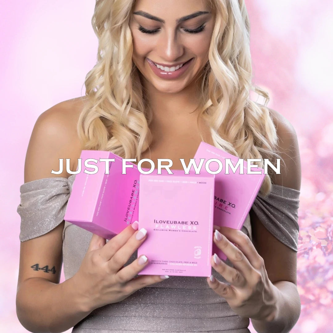 Enjoying one or two of our chocolates daily allows you to reap the long-term benefits of both dark chocolate & collagen. As part of your daily or weekly health & beauty routine, our chocolates provide a consistent & delicious way to nourish your skin, hair, & nails, helping you look radiant & feel confident xo.