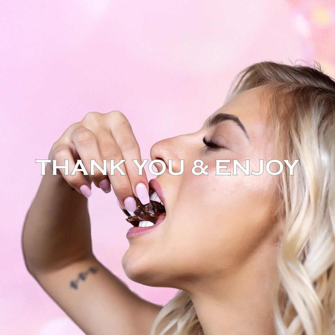 You can expect your ILOVEUBABE XO® FLAWLESS femme only Chocolate Gift Box within 2-4 business days from when it leaves our Melbourne Boutique Chocolate facility.
Same day Fast Express Chocolate Shipping is also available for orders placed before 9am Monday to Friday.