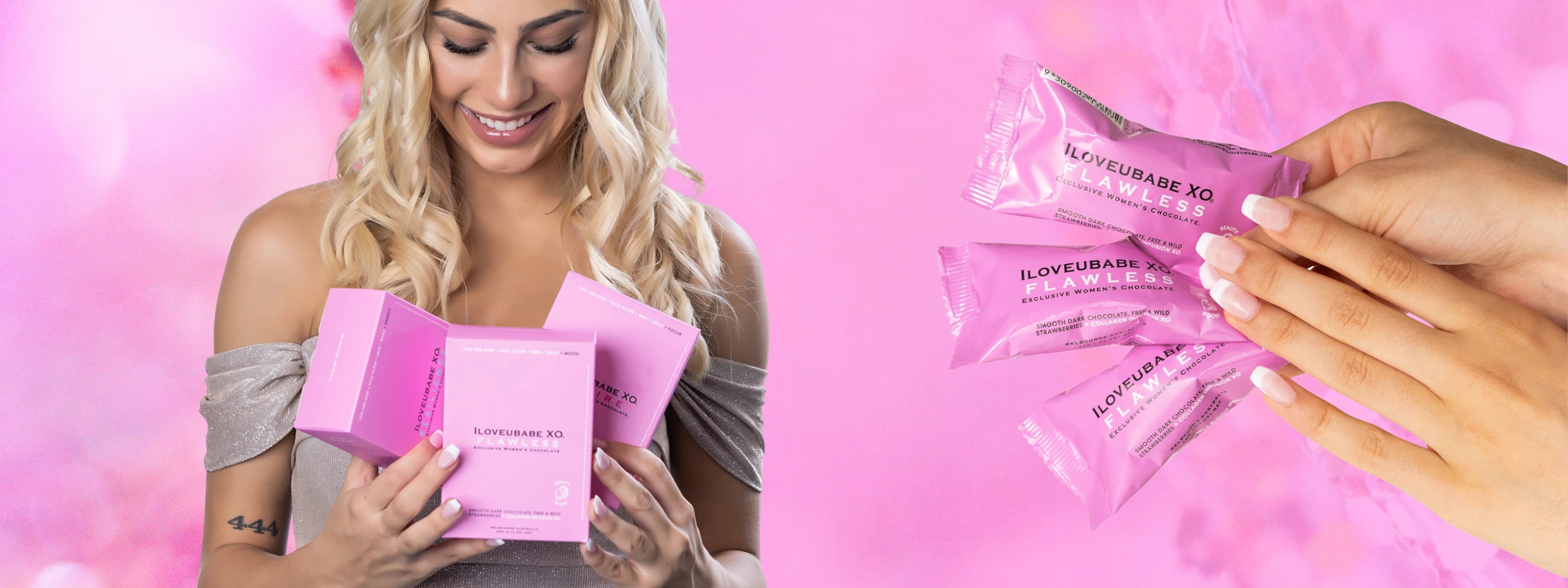 Chocolate Good For Your Hair, Face-Glow, Skin, Nails + MOOD
WILD STRAWBERRY • COLLAGEN • NATURAL