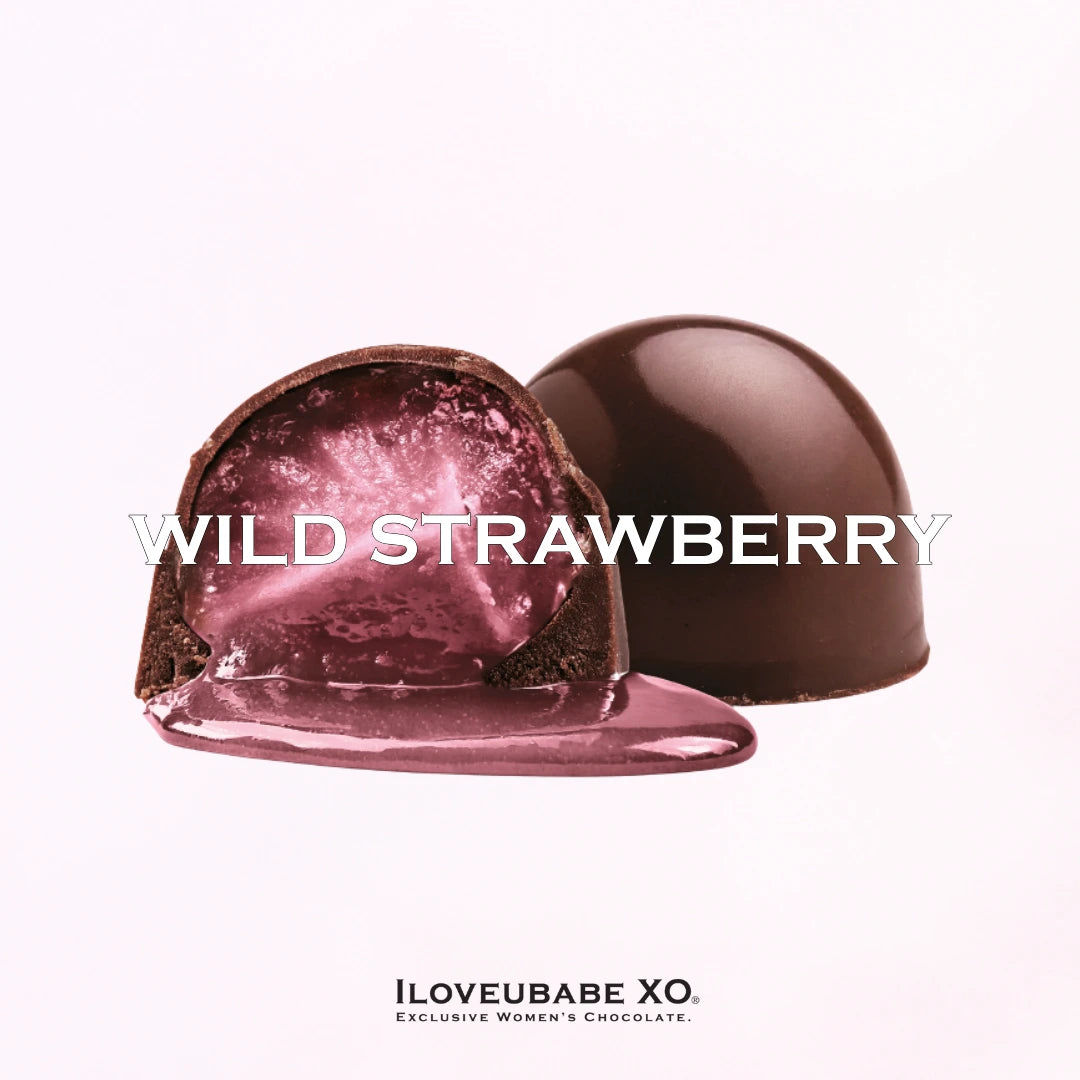 BEAUTY BOOST - SMOOTH DARK CHOCOLATE, FREE & WILD STRAWBERRIES + COLLAGEN INFUSION XO