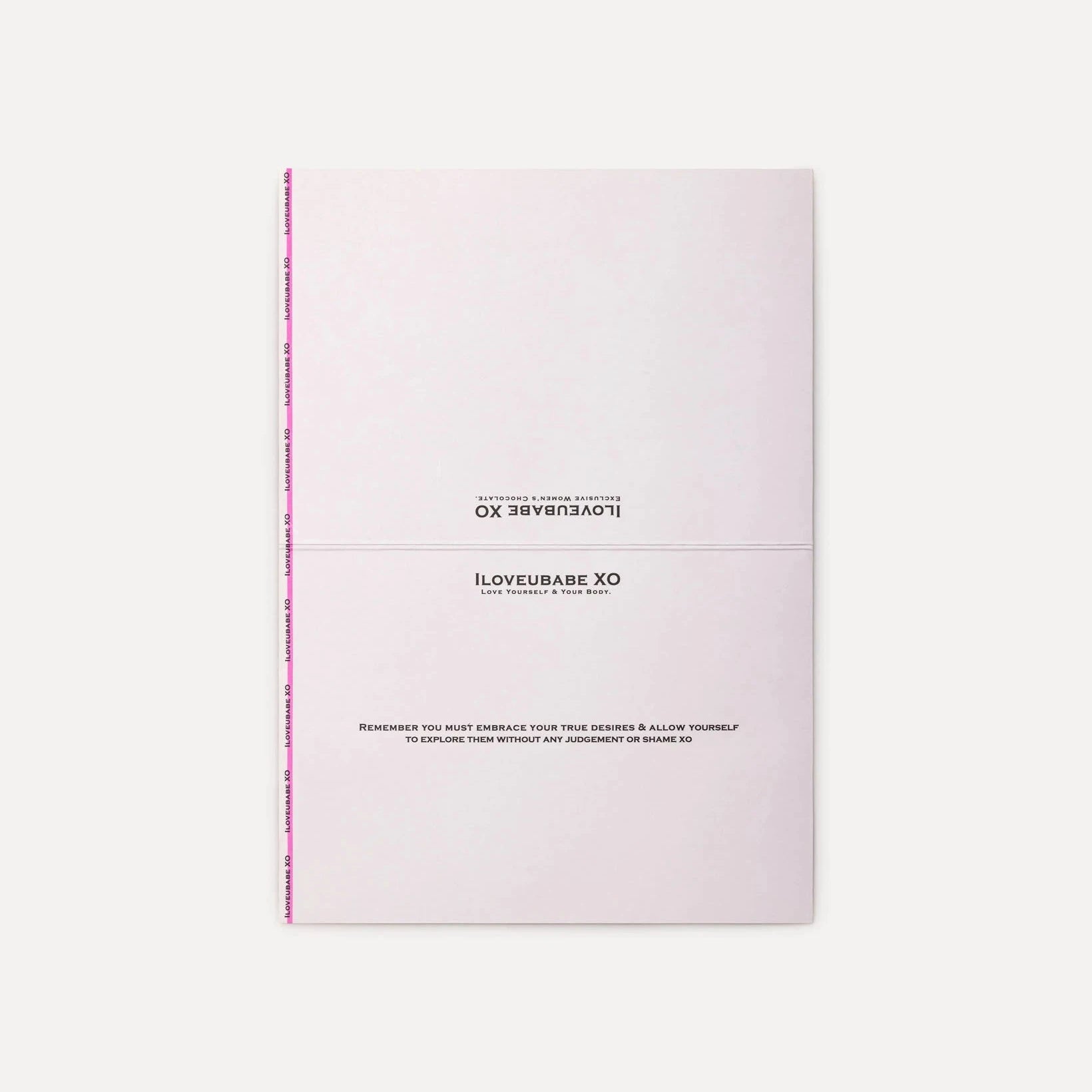 Inspire and empower her with the ILOVEUBABE XO® DESIRE EMPOWERMENT GIFT CARD. Celebrate her journey to embrace her desires with a message that uplifts and encourages self-exploration.