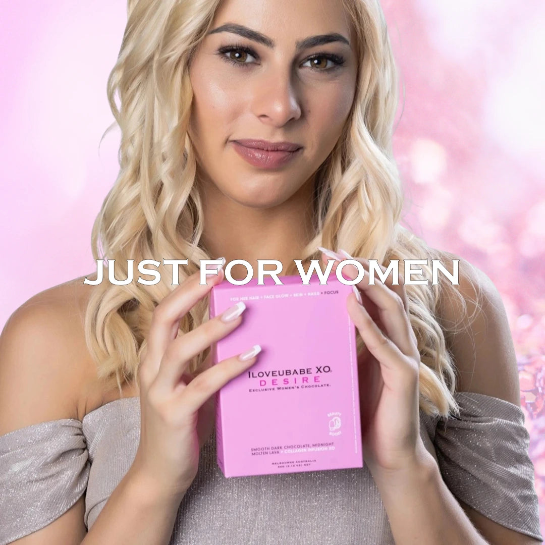 TASTES INCREDIBLE - SMOOTH DARK CHOCOLATE, MIDNIGHT MOLTEN LAVA & SILKY CHOCOLATE RIBBON + COLLAGEN INFUSION XO
